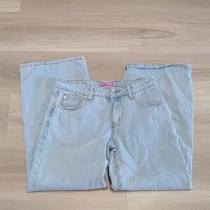 Edikted Light Blue Straight Leg Jeans